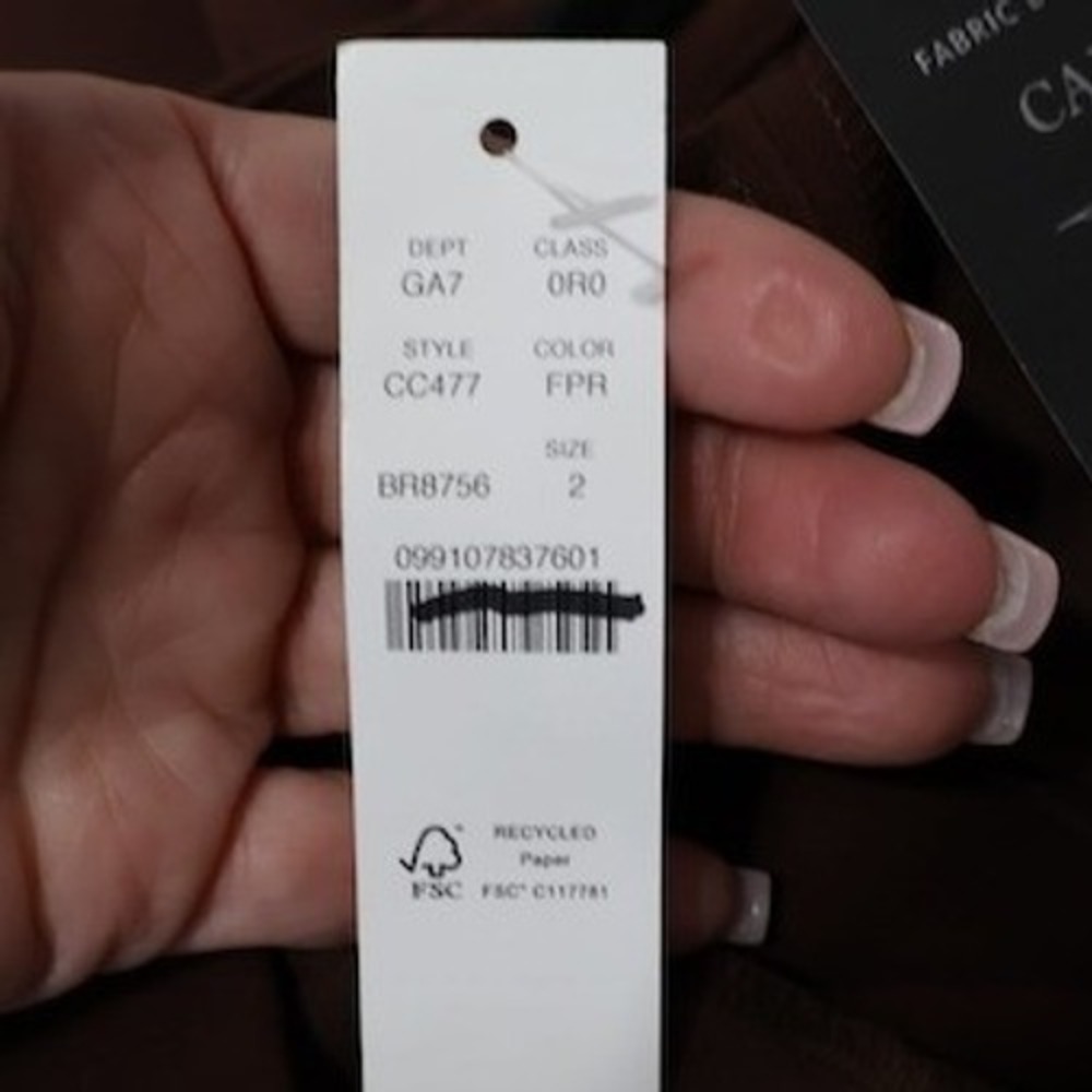 J.Crew Natalia Pant Women 2 Brown Wide Leg High Rise Four Season Stretch $158NWT - Picture 12 of 15
